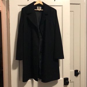 Anne Klein Knee-length Peacoat in Black